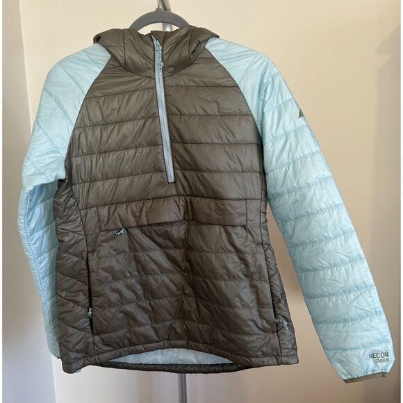 Strafe Aero Recon lightweight Insulated pullover Hoodie Womens Jacket Gray Small - Picture 1 of 7